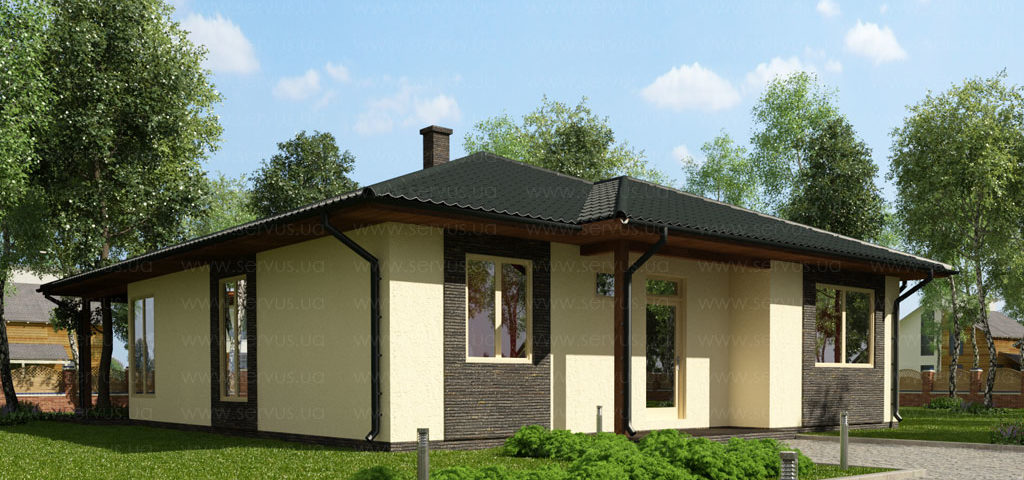 Проект каркасного дома Бруно