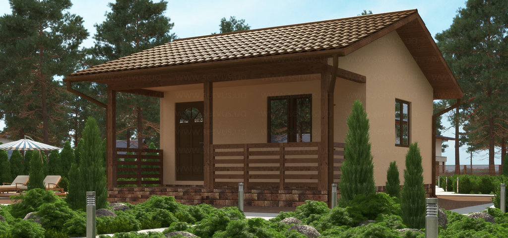 Дача по технологии СИП проект Дори