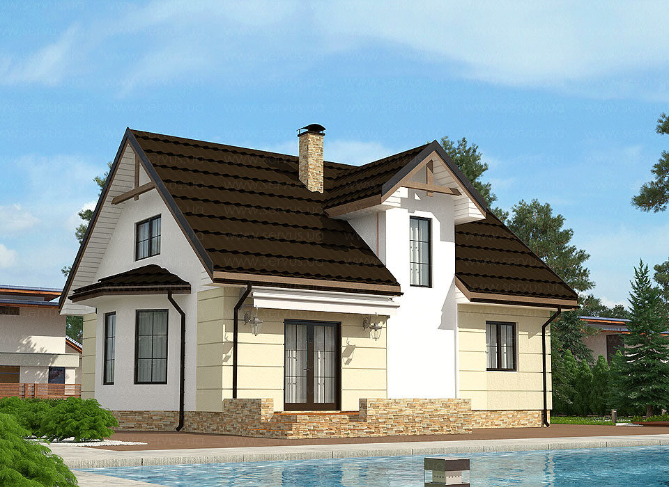 Дом по технологии СИП проект Львов