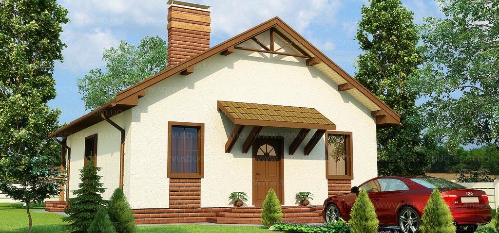 Дом по технологии СИП проект Астра