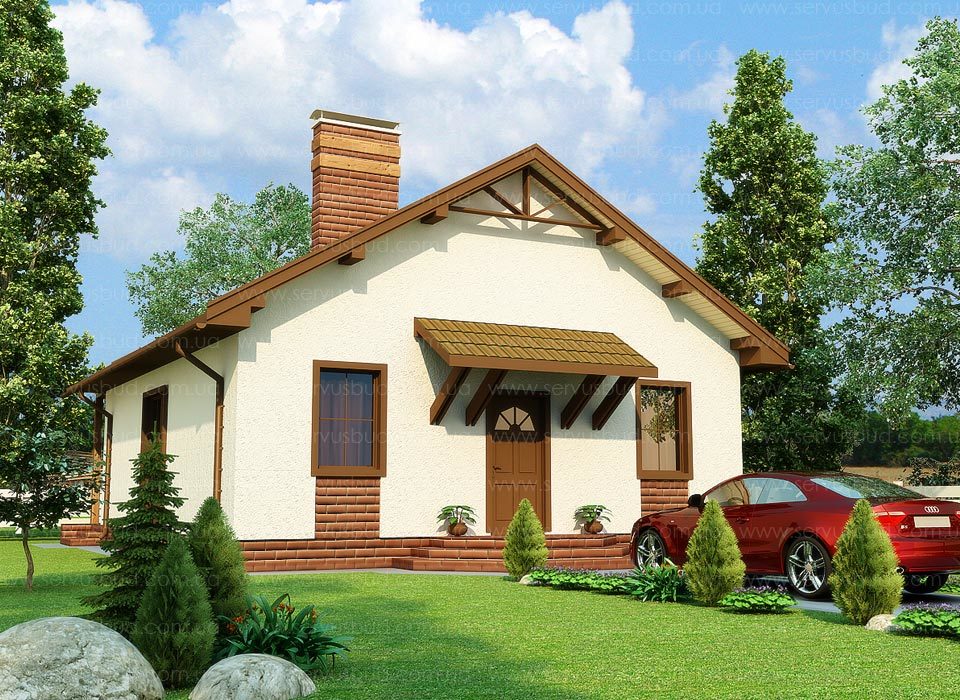 Дом по технологии СИП проект Астра