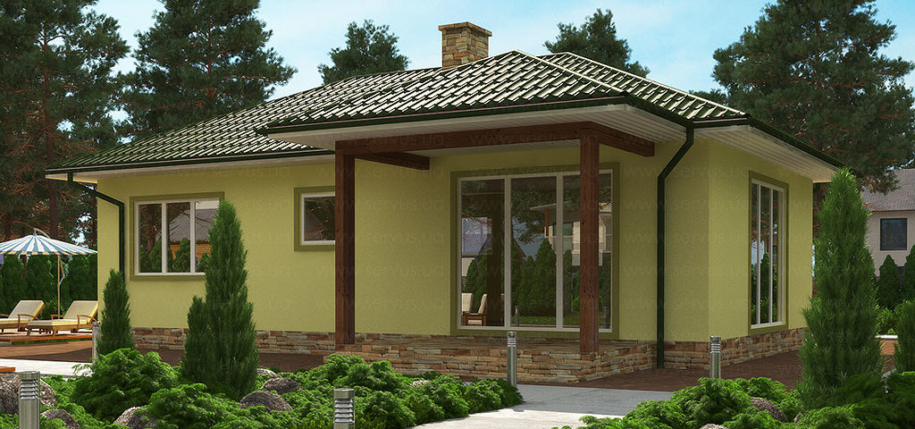 проект каркасно-панельного дома Кили