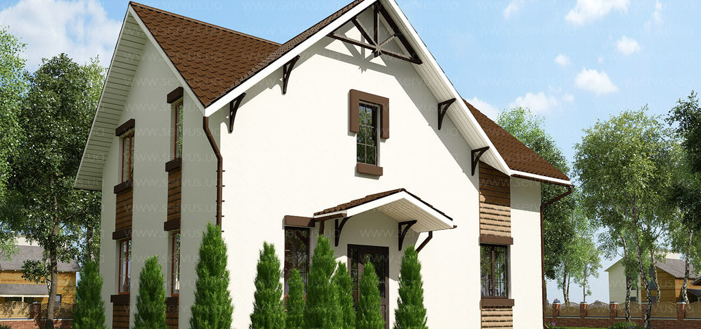 Дом по технологии СИП проект Вена