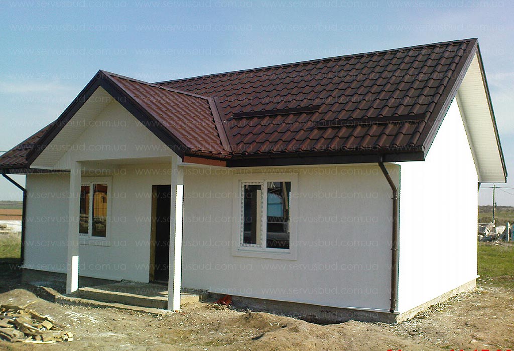 каркасно-панельный дом Колибри