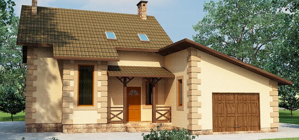 каркасно-панельный дом Диана