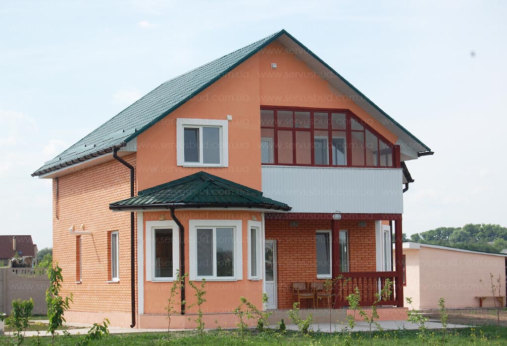 дом с мансардой сервус