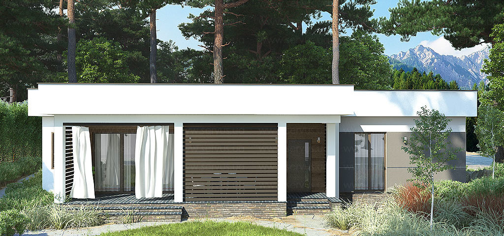 канадский дом в стиле хайтек проект Тусон