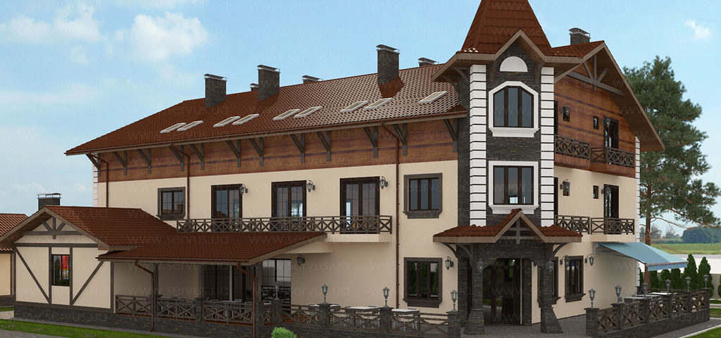 Гостиница по канадской технологии проект